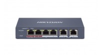 Hikvision DS-3E1106HP-EI 4-ports fast 100Mbps smart managed PoE switch